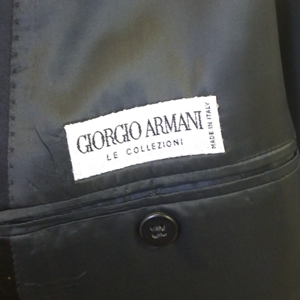 CROSSROADS Giorgio Armani Tuxedo Jacket 44L - Picture 7 of 8